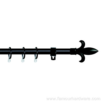 Sword shaped head aluminum alloy curtain rod